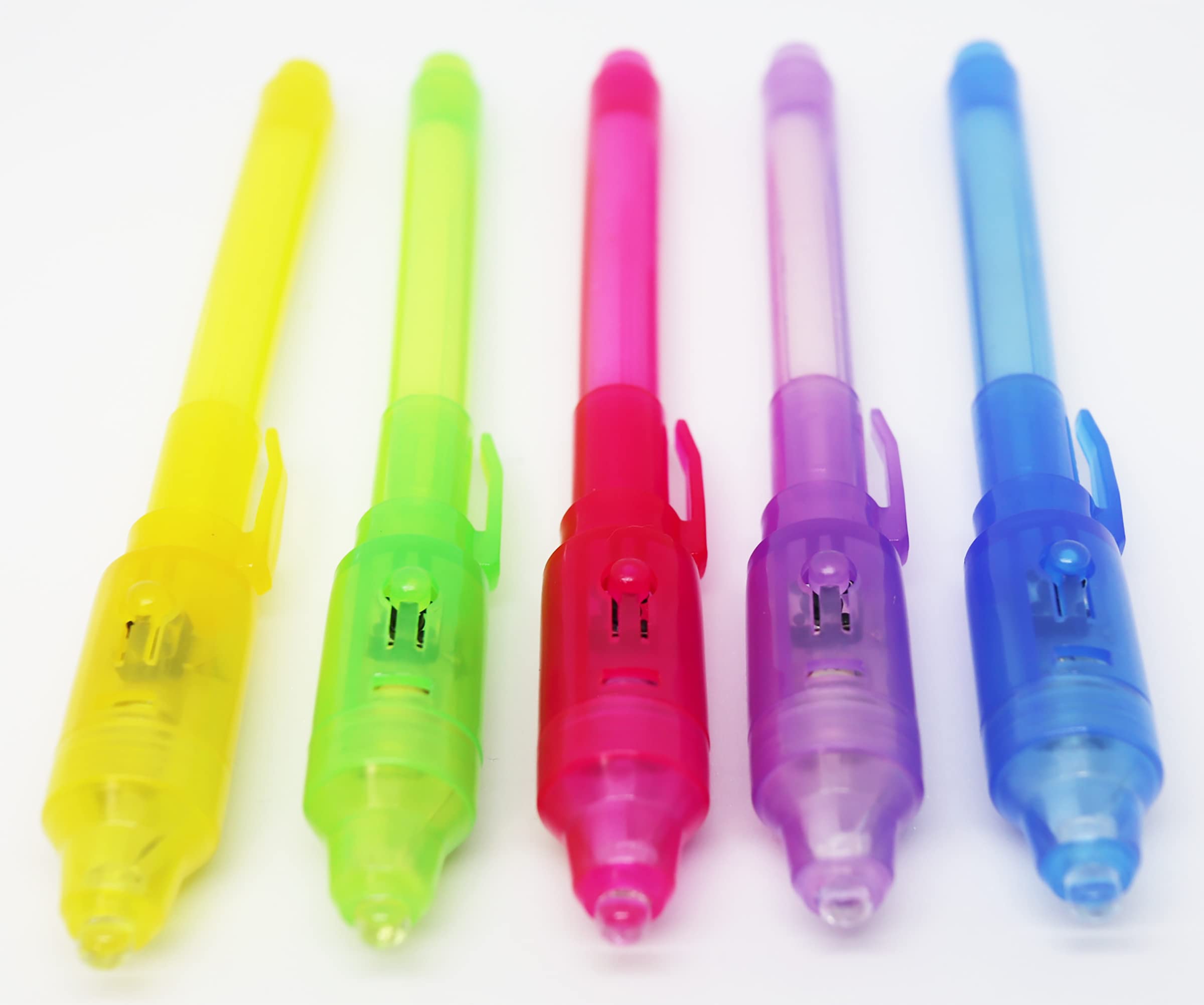 Amazon | 透明インクのスパイペン「5本セット」 UVライトで浮かび